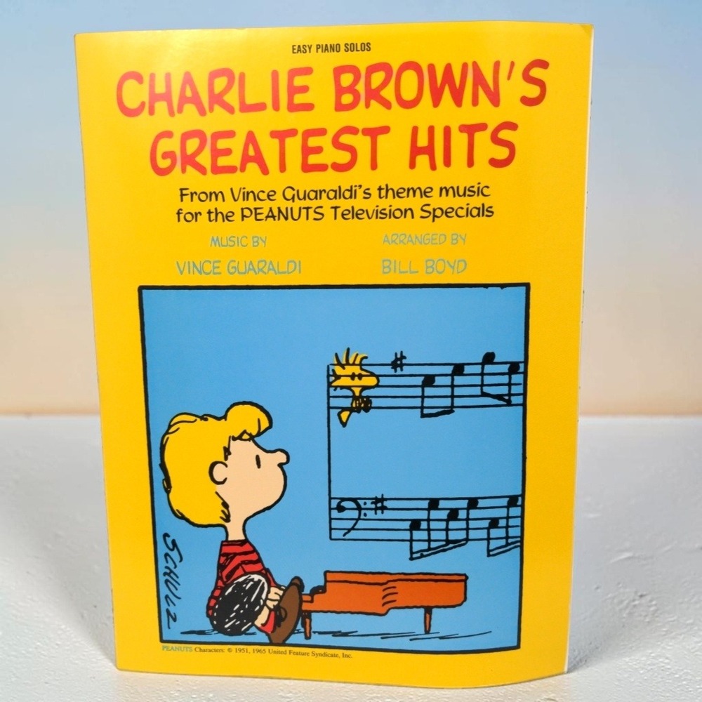 VTG Hal Leonard Charlie Brown's Greatest Hits Sheet Music Book Easy Piano 1984